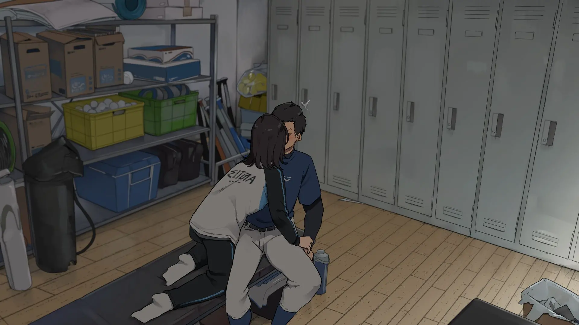 Tsukiatteru Senpai Joshi Manager Ni Bushitsu De Nuite Morau | 사귀는 선배 여자 매니저에게 부실에서 빼달라고 하기